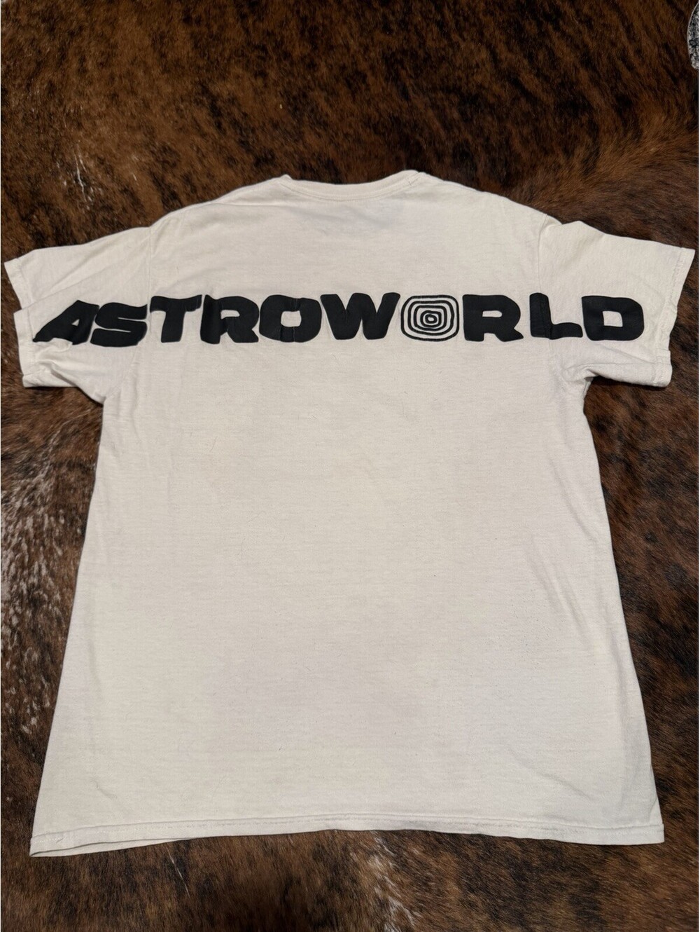 Travis Scott Astroworld Houston 2019 Tee White Size Medium Around The World